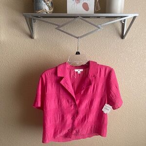 B.P. Pink Magenta Top Medium